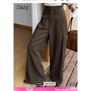 SHEIN set of 2  Brown and Gray Pants